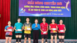 Trung Tâm Y Tế Huyện Văn Chấn Tham Gia Giải Bóng Chuyền Hơi Hưởng Ứng Tháng Công Nhân, Tháng Hành Động Về An Toàn Vệ Sinh Lao Động Năm 2025