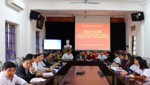 Đảng bộ Trung tâm y tế tổ chức hội nghị ký cam kết thực hiện Nghị quyết TW4 khóa XII của Đảng