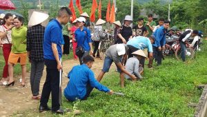 TTYT huyện Văn Chấn hưởng ứng ngày vệ sinh yêu nước năm 2017