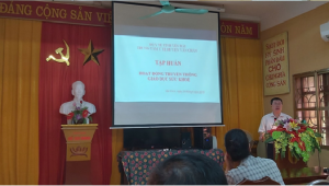 TTYT huyện Văn Chấn tổ chức tập huấn nâng cao kiến thức, kĩ năng và thực hành truyền thông – giáo dục sức khỏe cho cán bộ y tế