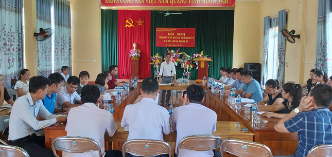 THẨM ĐỊNH XÃ ĐẠT TIÊU CHÍ QUỐC GIA VỀ Y TẾ