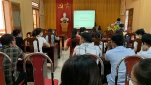 Trung tâm Y tế Văn chấn tập huấn kháo đào tạo liên tục về “ An toàn tiêm chủng “ năm 2022