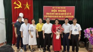 Hội nghị công bố Quyết định bổ nhiệm Phó Giám đốc Trung tâm Y tế huyện Văn Chấn