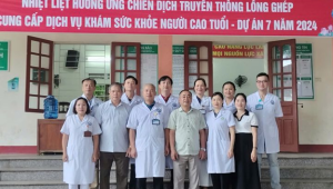 Trung tâm Y tế huyện Văn Chấn Khám sức khỏe người cao tuổi trong nội dung “Nâng cao chất lượng dân số vùng đồng bào dân tộc thiểu số và miền núi”