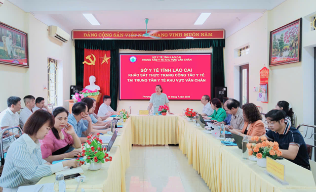 Sở Y tế tỉnh Lào Cai kiểm tra, rà soát thực trạng công tác y tế, đề xuất đầu tư phát triển giai đoạn 2026-2030 tại Trung tâm Y tế khu vực Văn Chấn