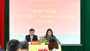 Trung tâm Y tế khu vực Văn Chấn tổ chức Hội nghị viên chức, người lao động năm 2026