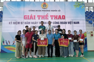 CÔNG ĐOÀN CƠ SỞ TRUNG TÂM Y TẾ KHU VỰC VĂN CHẤN THAM GIA GIẢI THỂ THAO CHÀO MỪNG KỶ NIỆM 97 NĂM NGÀY THÀNH LẬP CÔNG ĐOÀN VIỆT NAM   (28/7/1929 – 28/7/2026)